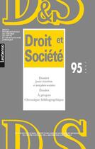 Couverture du livre « Droit Et Societe N95-2017 » de  aux éditions Lgdj