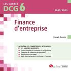 Couverture du livre « DCG 6 : finance d'entreprise : cours et applications corrigées (édition 2022/2023) » de Pascale Recroix aux éditions Gualino