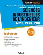 Couverture du livre « Sciences industrielles pour l'ingénieur ; MPSI, PCSI, PTSI » de  aux éditions Vuibert