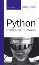 Couverture du livre « Python ; l'essentiel du code et des commandes » de Brad Dayley aux éditions Pearson