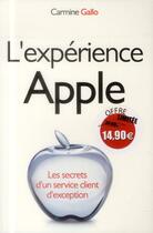 Couverture du livre « L experience apple nouveau prix » de Carmine Gallo aux éditions Pearson