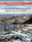 Couverture du livre « Sud-Ouest européen ; les mutations des systèmes productifs ; regards croisés France-Espagne » de Philippe Dugot aux éditions Pu Du Midi