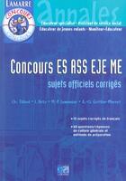 Couverture du livre « Concours as es eje me » de  aux éditions Lamarre