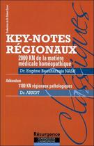 Couverture du livre « Key-notes régionaux de la matière médicale homéopathique » de Eugene Beauharnais Nash aux éditions Marco Pietteur