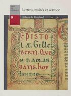 Couverture du livre « Lettres, traités et sermon » de Gilbert De Hoyland aux éditions Notre-dame-du-lac