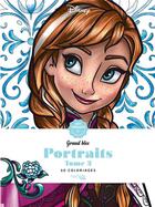 Couverture du livre « Art-thérapie ; grand bloc : portraits Tome 2 ; 60 coloriages » de Capucine Sivignon et Disney aux éditions Hachette Pratique