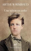 Couverture du livre « Une saison en enfer » de Arthur Rimbaud aux éditions Gallimard