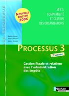 Couverture du livre « Processus 3 bts cgo 2e annee eleve 2006 » de Hingray/Chamillard aux éditions Nathan