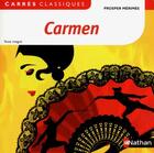 Couverture du livre « Carmen » de Prosper Merimee aux éditions Nathan