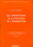 Couverture du livre « Les orientations de la politique de l'immigration » de  aux éditions Documentation Francaise