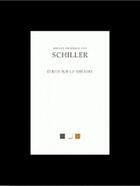 Couverture du livre « Écrits sur le théâtre » de Friedrich Schiller aux éditions Belles Lettres