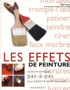 Couverture du livre « Les effets de peinture » de  aux éditions Marabout