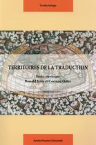Couverture du livre « Territoires de la traduction traduction du territoire » de Jenn/Oster aux éditions Pu D'artois