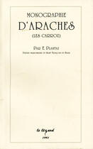 Couverture du livre « Monographie d'araches ; les carroz » de E Plantaz aux éditions Le Lezard