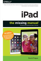 Couverture du livre « IPad: The Missing Manual » de Pogue David aux éditions O'reilly Media