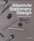 Couverture du livre « Absolute stationery design » de Sandu aux éditions Gingko Press