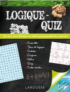 Couverture du livre « Logique-quiz » de  aux éditions Larousse