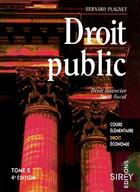 Couverture du livre « Droit public t.2 ; droit financier et droit fiscal (4e édition) » de Plagnet-B aux éditions Dalloz