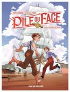Couverture du livre « Pile ou face t.1 : cavale au bout du monde » de Hope Larson et Rebecca Mock aux éditions Rue De Sevres