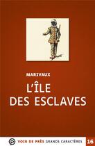 Couverture du livre « L'île des esclaves » de Pierre De Marivaux aux éditions Voir De Pres