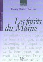 Couverture du livre « Les forets du maine » de Thoreau Henry David aux éditions Rue D'ulm