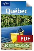 Couverture du livre « Québec (6e édition) » de Caroline Delabroy aux éditions Lonely Planet France