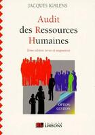 Couverture du livre « Audit Des Ressources Huma » de Jacques Igalens aux éditions Liaisons