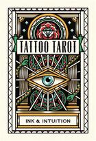 Couverture du livre « Tattoo tarot ink/intuition » de Megamunden aux éditions Laurence King