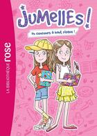 Couverture du livre « Jumelles ! Tome 1 : Un concours à haut risque ! » de Alexa Moses et Sofya Karmazina aux éditions Hachette Jeunesse