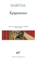 Couverture du livre « Épigrammes » de Martial aux éditions Gallimard