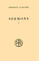 Couverture du livre « Sermons t.1 ; sermons 1 à 17 » de  aux éditions Cerf