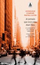 Couverture du livre « Je pensais que mon père était Dieu » de Paul Auster aux éditions Actes Sud