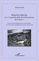 Couverture du livre « Maurice Barrès et 