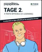 Couverture du livre « TAGE 2® ; 4 tests officiels (e-learning) » de  aux éditions Ellipses