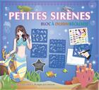 Couverture du livre « Petites sirènes ; bloc à dessin récréatif » de  aux éditions Cerise Bleue