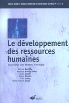 Couverture du livre « Le developpement des ressources humaines 2 » de Derenne O aux éditions Ehesp