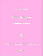 Couverture du livre « Marie-Antoinette » de Evelyne Lever aux éditions Triartis