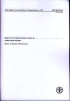 Couverture du livre « Rapport de la vingt-neuvieme session du comite des peches. rome, 31 janvier-4 fevrier 2011 (fao, rap » de  aux éditions Fao
