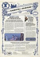 Couverture du livre « Le château des animaux ; la gazette du château n.4 » de La Gazette Des Animaux Collectif aux éditions Casterman