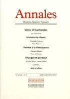 Couverture du livre « Annales. histoire sciences sociales 2017/3 » de  aux éditions Ehess