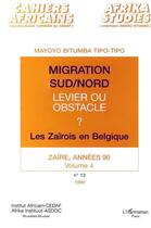 Couverture du livre « Migration sud/nord - vol13 » de Bitumba Tipo-Tipo M. aux éditions L'harmattan