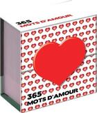 Couverture du livre « 365 mots d'amour ; mini calendrier » de  aux éditions Play Bac