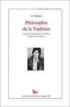 Couverture du livre « Philosophie de la tradition » de Franz-Joseph Molitor aux éditions La Tarente