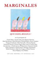 Couverture du livre « Quo vadis,belgica? » de  aux éditions Ker Editions