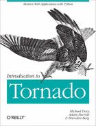 Couverture du livre « Introduction to Tornado » de Michael Dory aux éditions O'reilly Media