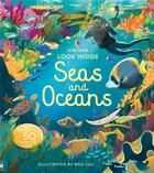 Couverture du livre « Look inside : seas and oceans » de Megan Cullis et Bao Luu aux éditions Usborne