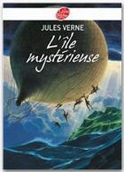 Couverture du livre « L'île mystérieuse » de Verne/Manchu aux éditions Livre De Poche Jeunesse