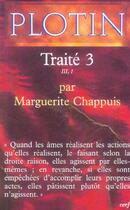 Couverture du livre « Traité 3 -(III, 1) » de Plotin aux éditions Cerf