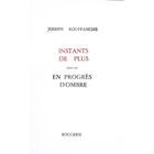 Couverture du livre « Instants de plus » de Olivier Deschizeaux aux éditions Rougerie
