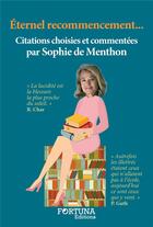 Couverture du livre « Éternel recommencement » de Sophie De Menthon aux éditions Fortuna